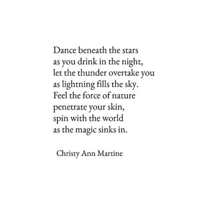 Christy Ann Martine, Beneath The Stars, Force Of Nature, Poetry Words, Sink In, Book Inspiration, The Force, Positive Vibes, Wise Words