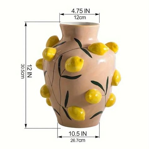 Tropical Handcrafted Embossed Fruit Vase - Ceramic Lemon and Blueberry Design, Pedestal Flower Vase for Home Decor, Living Room, Study, Dining, Wedding, Party 🍋☂️🫐 #likeall #like4like #likes4likes #liking #instagood #tagblender #tagblender #likesforlikes #ilike #liker #love #ilikeback #liketeam #likealways #tflers #likebackteam #ilikeyou #ilikeit #photooftheday #likes #likesback #likesreturned #likesforlike #likes4followers #ilu #iliketurtles #l4l #likeme #likemeback Blueberry Design, Christmas Gift For Teachers, Lemon And Blueberry, Dining Wedding, Vase Ceramic, Living Room Study, Home Decor Living Room, Teacher Christmas Gifts, Country Farmhouse Decor