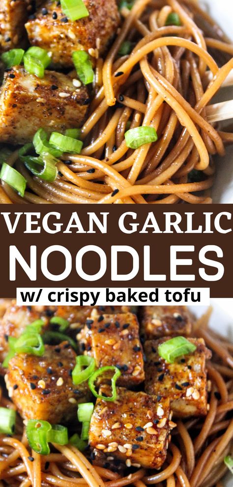 Recipes With Hoisin Sauce, Vegan Udon Noodles, Crunchy Tofu, Asian Noodle Bowl, Easy Asian Dishes, Spicy Asian Noodles, Roasted Veggies In Oven, Cook Tofu, Homemade Chinese Food