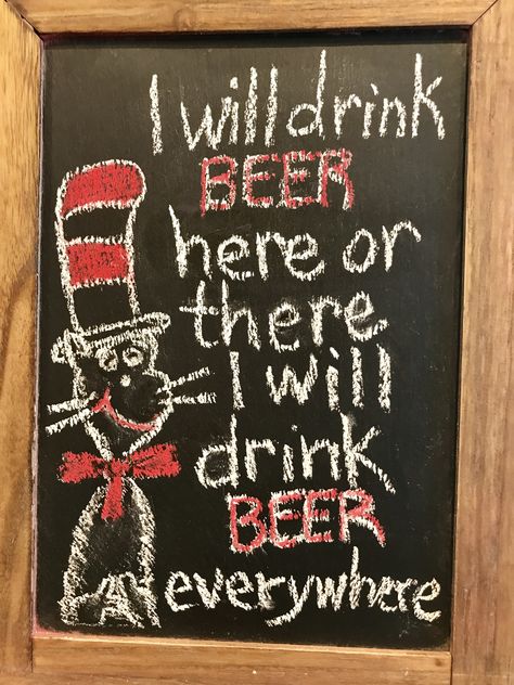 Beer Board Ideas, Pub Chalkboard Ideas, Beer Chalkboard Art, Beer Bar Ideas, Bar Chalkboard Ideas, Chalkboard Restaurant, Pong Table Painted, Backyard Pub, Bar Chalkboard