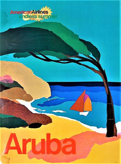 American Airlines, Endless Summer, Aruba, Airlines, Wind Sock, Outdoor Decor, Movie Posters, Art, Film Posters