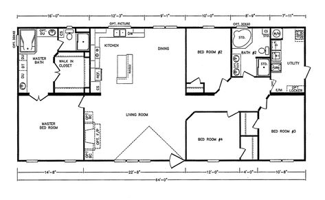 Tiny Home 4 Bedroom, Small 4 Bedroom Home Plans, 30x60 4 Bedroom House Plans, 40x50 4 Bedroom Floor Plans, 4 Bedroom Double Wide Floor Plans, Rectangle Floor Plans 4 Bedroom, 4 Bedroom Mobile Home Floor Plans, 4 Bedroom Tiny House Floor Plans, 4 Bedroom Cabin Floor Plans