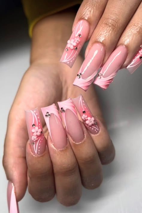 30 Dominican Nail Ideas for 2024 – Scan to Talk Spring And Summer Nails 2024, Nail For Summer 2024, 2024 Nails Design, Acrylic Nails 2024, Summer Acrylic Nail Designs 2024, Summer Nails Ideas 2024, Summer Nails Inspo 2024, Baddie Nail Ideas, Nails With Designs Acrylic