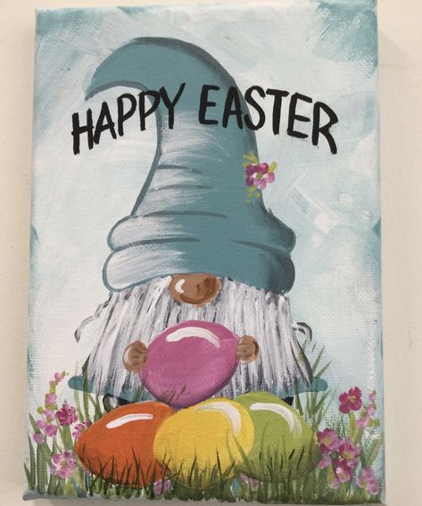 Easter Canvas Painting, Birches Painting, Easter Canvas, Easter Paintings, Holiday Coasters, Spring Easter Crafts, Painting Templates, Holiday Painting, Easter Projects