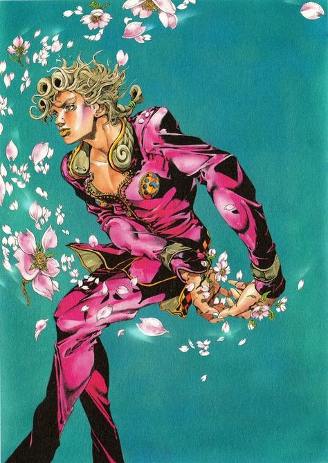 Jojo's Bizarre Adventure Artwork, Jojo's Official Art, Jojo Art Style Tutorial, Jojo's Bizarre Adventure Official Art, Giorno Official Art, Jojo Official Art, Jjba Official Art, Jjba Manga, Araki Hirohiko