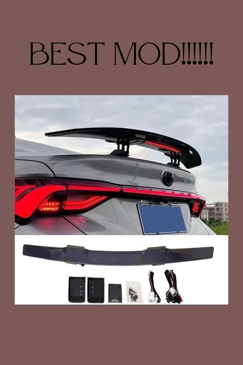 Unleash the Power of Elegance with Forten Kingdom's New Carbon Fiber Electric Spoiler Wing! Elevate your vehicles to new heights of style and performance. This sleek, automatically adjustable rear trunk tail boot lid not only turns heads but also enhances your driving experience. #ElectricSpoiler #AutomaticWing #CarbonFiberStyle #CarUpgrade #SleekDesign #AutomotiveInnovation #FortenKingdomSpoilers #TailoredPerformance #DriveInStyle #CarAccessories #ElevateYourDrive #SpoilerAlert #CarMods Car Spoiler, Automatic Car, Automatic Cars, Car Mods, Car Hacks, Wings Design, Car Body, Driving Experience, Honda Civic