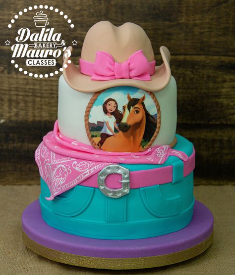 Spirit Cakes Birthday, Spirit Horse Cake Ideas, Spirit Cake Ideas, Spirit Riding Free Birthday Party Ideas, Spirit Cakes Horse, Spirit Themed Birthday Party Girl, Spirit Riding Free Birthday Cake, Spirit Horse Cake, Spirit Birthday Cake