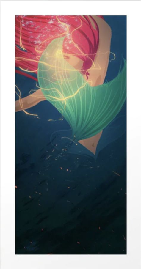 Ariel Fan Art Mermaid Wallpaper, Dark Disney, Art Disney, Pinturas Disney, Art And Illustration, Disney Films, Disney Dream, Disney And Dreamworks, Disney Love