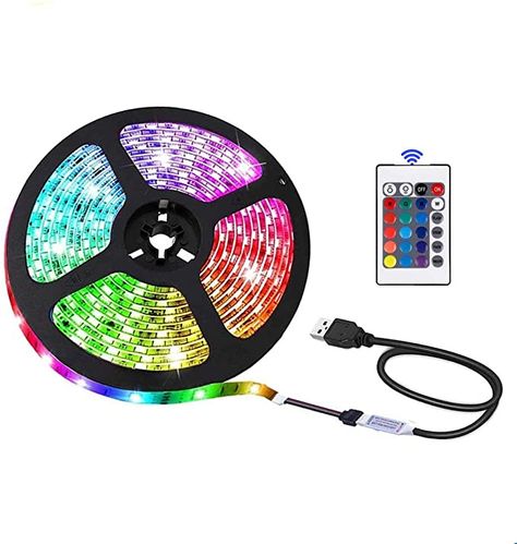 Flexible Led Light, Tv Lighting, Tv In Kitchen, Tv Backlight, Rgb Led Strip Lights, Home Theatre, Led Strip Lights, Led Stripes, Rgb Led Lights