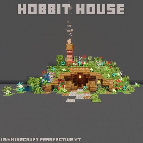 Lotr Minecraft, Lord Of The Rings Minecraft, Hobbit House Minecraft, Architecture Los Angeles, Hobbit Houses, Minecraft Structures, Minecraft Cottage, Minecraft Plans, Minecraft Tips