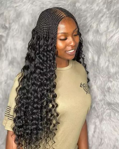 Bohemian braids are a great way to protect your hair while experimenting with a new look. With a little bit of care and maintenance, you can enjoy this stylish and versatile hairstyle for weeks to come. Curly Clip In Extensions Black Women, Amazing Braids, Creative Braids, Bohemian Braided Hair, Cornrow Styles, Nice Hairstyle, Braids Cornrows, Cornrow Braids, Bohemian Braids