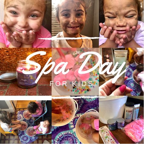 Easy, affordable DIY Spa day for Kids! Spa Day For Kids, Kids Spa Party, Kids Sensory Play, Diy Spa Day, Nails Painted, Girl Spa Party, Kids Spa, Magic For Kids, Spa Birthday Parties