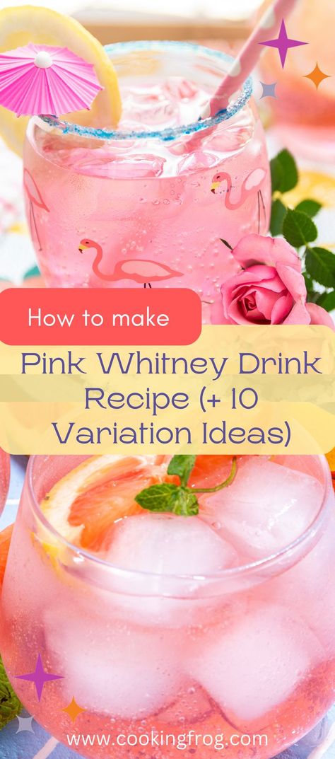 Drinks With Pink Whitney, Pink Whitney Drink Recipes, Pink Whitney Vodka Drinks, Orange Crush Cocktail, Pink Lemonade Vodka, Pink Vodka, Pink Whitney, Drinks Christmas, How To Make Pink