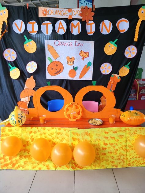 Orange Colour Day Activities For Kids, Orange Day Crafts For Kids, Orange Colour Day, Yarn Crafts For Kids, Art And Craft Videos, Orange Colour, Craft Videos, Yarn Crafts, Photo Booth