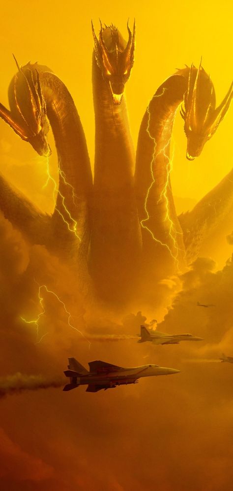 Godzilla: King Of The Monsters Godzilla: Rei Dos Monstros Kaiju Wallpaper Hd, Godzilla King Of The Monsters Wallpaper, King Ghidorah Wallpaper, Ghidorah Wallpaper, Godzilla Vs King Ghidorah, Godzilla King Of The Monsters, King Kong Vs Godzilla, King Ghidorah, Godzilla Wallpaper