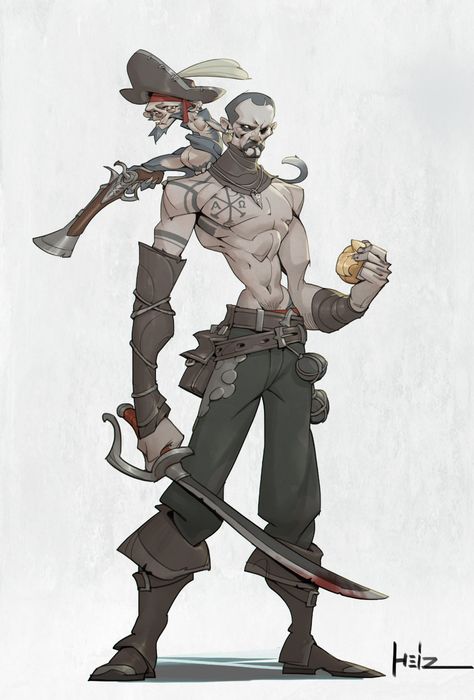 ArtStation - PIRATE Pirate Concept Art, Pirate Concept, Pirate Character, Character Sketching, Pirate Art, Ahoy Matey, 캐릭터 드로잉, Concept Art Character, Character Sketch