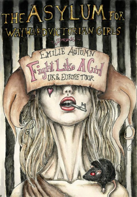 Emelie Autumn, Emilie Autumn, The Asylum, Victorian Aesthetic, Night Circus, Crumpets, Europe Tours, Poster Ideas, Cabaret