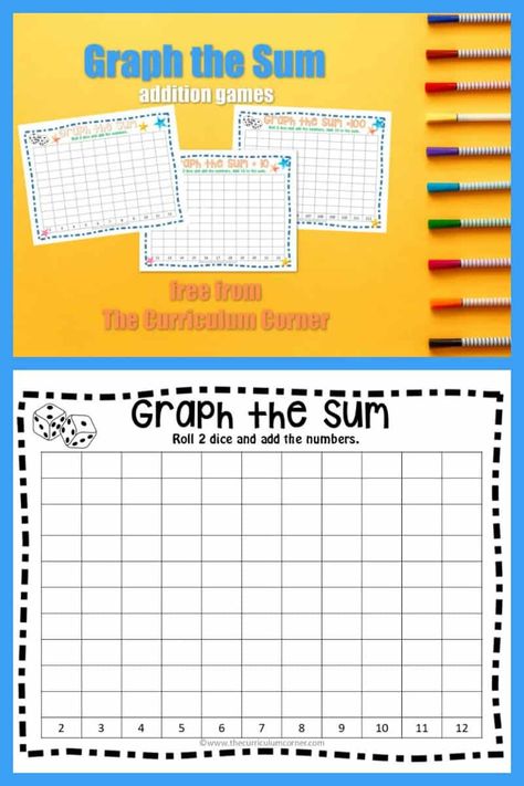 These free Graph the Sum addition games are a fun way to get your students extra computation practice. Graph Activities, Graphing Games, Maths Fun, Small Group Games, Math Board Games, Geometry Math, Play Therapy Techniques, Grade 1 Math, Addition Games