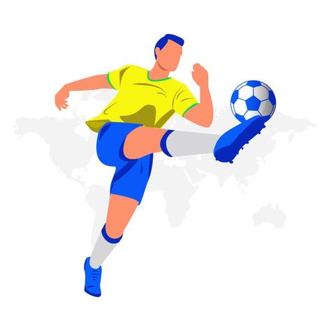 Soccer player kicking ball vector. football player vector illustration | Tashaa36 Ball Vector, Football Illustration, Soccer Player, 2d Art, Football Player, Soccer Players, Football Players, Premium Vector, Graphic Resources