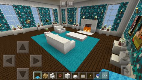 3 People Bedroom, Interior Mansion, Minecraft Rooms, Minecraft Living Room, Bedroom Minecraft, Minecraft Mansion, Minecraft Interior, Minecraft Interior Design, Minecraft Bedroom