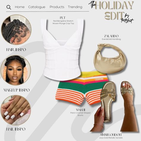 TEESTYLEZ | Which hairstyle would you pick for your holiday? ☀️ Have you started booking your holidays? Book me to alleviate the stress of planning… | Instagram Outfit Closet, Holiday Outfits Summer, Vacation Outfits Women, Cute Vacation Outfits, Dressy Casual Outfits, Book Me, Vacay Outfits, High Fashion Outfits, Swag Outfits For Girls