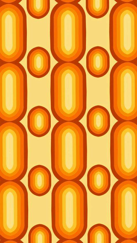 Orange Wallpaper Aesthetic Vintage, Retro Designs Pattern, Aesthetic 70s, 70s Lines Design, 1970s Wallpaper Iphone, Bedroom Ideas 70s, 60s Backyard, 1960s Graphics, 70s Shapes