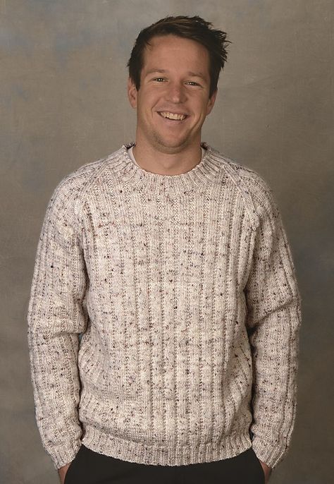 Ravelry: PT 8533 - Men's Round Neck Sweater by Bendigo Woollen Mills Mens Knit Sweater Pattern, Mens Hat Pattern, Sheep Knitting Pattern, Pullover Sweater Knitting Pattern, Mens Knitted Scarf, Knitting For Men, Knit Sweater Pattern, Mens Knit Sweater, Crochet Men