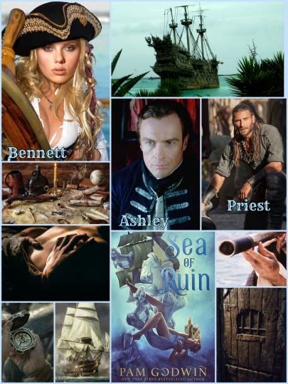 Sea Of Ruin Fanart, Sea Of Ruin Pam Godwin Aesthetic, Sea Of Ruin Pam Godwin, Sea Of Ruin, Pam Godwin, Sara Cate, Tbr Books, Pirate Books, Bookish Art