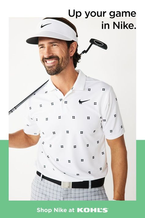 Golf Tournament Outfit, Leslie Sansone, Nike Looks, Golf Gear, Golf Tournament, Mens Golf, Nike Golf, Golf Outfit, Like A Pro