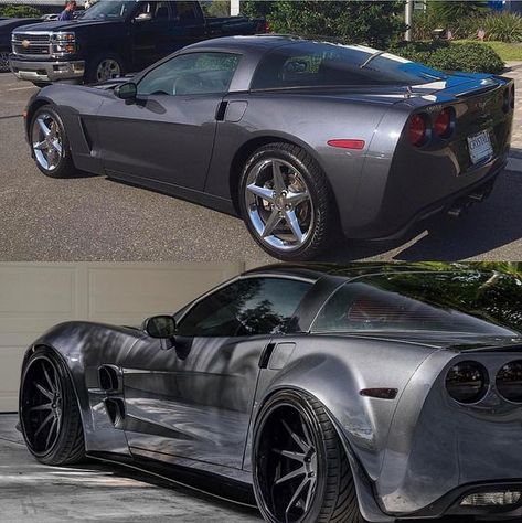 Custom C6 Corvette, C5 Corvette Wheels, Widebody Corvette, Corvette Wheels, C6 Corvette, Corvette C2, Modern Muscle Cars, Corvette C5, Corvette C6