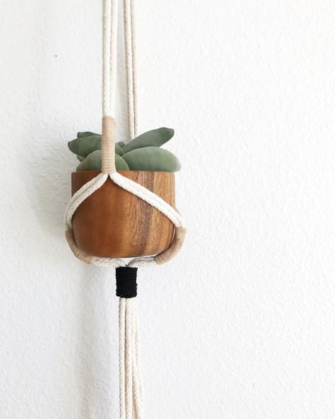 Modern Macrame Plant Hanger, Hanging Plants Diy, Plant Hanger Macrame, Macrame Hanging Planter, Plant Hanging, Diy Macrame Plant Hanger, Macrame Plant Holder, Pot Hanger, Macrame Hanger