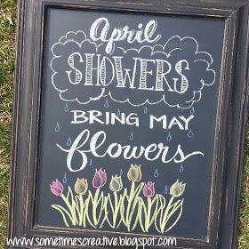 Summer Chalkboard Art, Summer Chalkboard, Spring Chalkboard, Chalkboard Doodles, Chalkboard Writing, Blackboard Art, Flowers Theme, Kitchen Chalkboard, Spring Showers