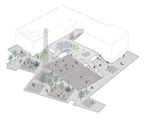 Gallery of The European School Copenhagen / NORD Architects + Vilhelm Lauritzen Architects - 22 Nord Architects, European School, Building Costs, Landmark Buildings, Architecture Landmark, School Playground, Concept Diagram, Sport Hall, Construction Cost