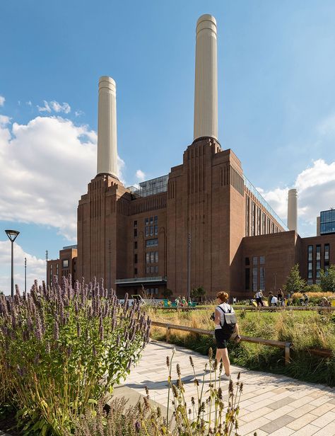 London’s Battersea Power Station is back in business – and open to the public - The Spaces Solar Chimney, Turbine Hall, Days Out In London, Back In Business, Glass Lift, Battersea Power Station, London Living, London Summer, London Landmarks