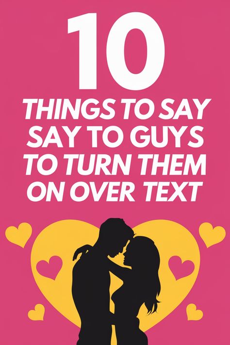 Discover the top 10 things to say to guys to ignite their desire through text messages. Learn how to communicate effectively and seductively using words that will turn him on instantly. Elevate your flirting game with these powerful phrases that will leave him wanting more. Whether you're in a new relationship or looking to spice up an existing one, these enticing messages are sure to fuel the passion and build anticipation for what's next. Things To Say To Him Over Text, Phrases That Turn Guys On, Begging Text Message, Sassy Things To Say To Guys, Things To Say To A Guy To Turn Him On, Words To Turning Him On, Flirting Messages For Him, How To Get Him In The Mood Over Text, Texts To Turn Him On