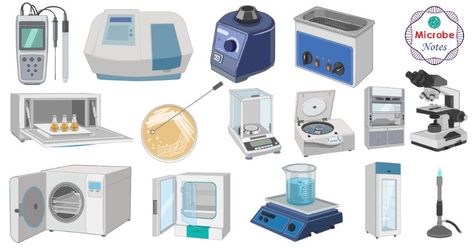 Microbiology Laboratory, Microbiology Notes, Biology Ideas, Chemical Laboratory, Vet Tech Student, Microbiology Lab, Cell Organelles, Laboratory Design, Lab Instruments