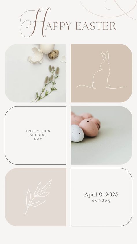 Templates Nude Moodboard, 2023 Collage, Aesthetic Happy, Easter 2023, Moodboard Inspiration, Light Aesthetic, Font Combos, Create Your Story, Professional Fonts