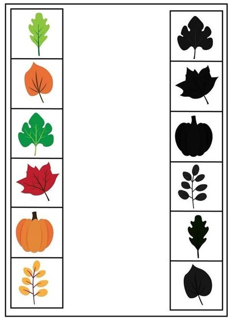 Autumn Kindergarten Activities, Autumn Worksheets For Kids, Autumn Preschool Activities, Autumn Worksheet, Preschool Activities Printable, Preschool Crafts Fall, Thanksgiving Crafts Preschool, Fall Arts And Crafts, Kids Worksheets Preschool