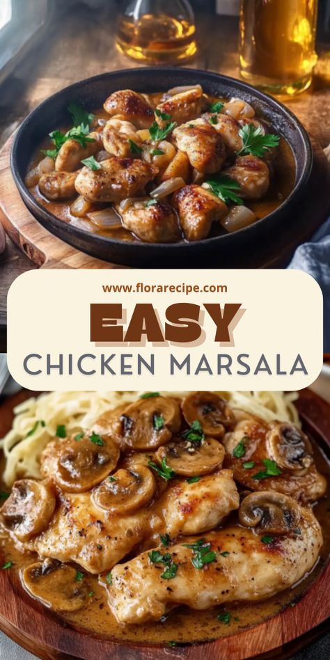 🍷🍗 Indulge in the creamy, flavorful goodness of this classic Chicken Marsala recipe! Perfect for a quick dinner, this dish features tender chicken breasts simmered in a rich Marsala wine sauce with mushrooms. A comforting Italian delight ready in under 30 minutes! #ChickenMarsala #ItalianRecipes #QuickDinners #ComfortFood 🍄✨ Copycat Olive Garden Chicken Marsala, Chicken Marsala With Sherry Wine, Chicken Marsala Dutch Oven, Chicken Marsala No Wine, Weight Watchers Chicken Marsala, Recipes With Marsala Wine, Make Ahead Italian Chicken Recipes, Chicken Marsala Baked In Oven, Stuffed Chicken Marsala Olive Garden