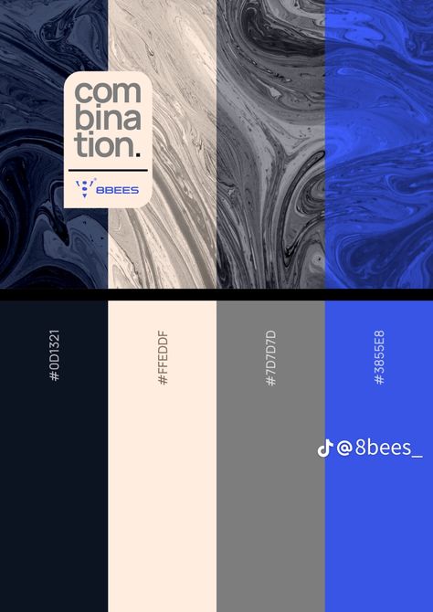 Maritime Color Palette, Color Pallets For Website, Night Club Color Palette, Pantone Color Of The Year 2025, Brand Color Palette Ideas, Blue Black Color Palette, 3 Colour Palette, Masculine Color Palette, Sophisticated Color Palette