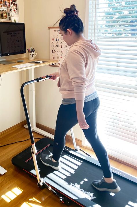 Treadly Compact Treadmill For Home Review Compact Treadmill, Peloton Bike, Treadmill Walking, Natural Hair Mask, Folding Treadmill, Popsugar Fitness, Walking Exercise, Get Moving, Low Impact Workout