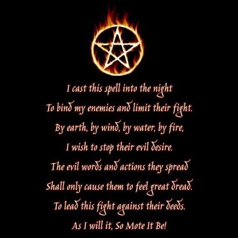 Enemy Spell, Dark Magic Spells, Karma Spell, Evil Words, Binding Spell, Spells That Actually Work, White Magic Spells, Banishing Spell, Witchcraft Spells For Beginners