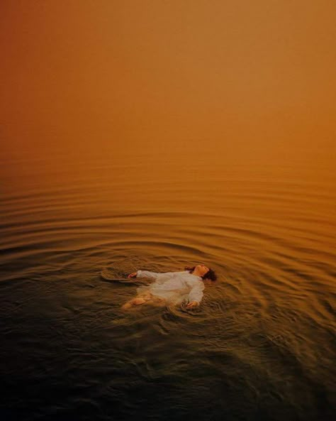 Floating, Orange, Water