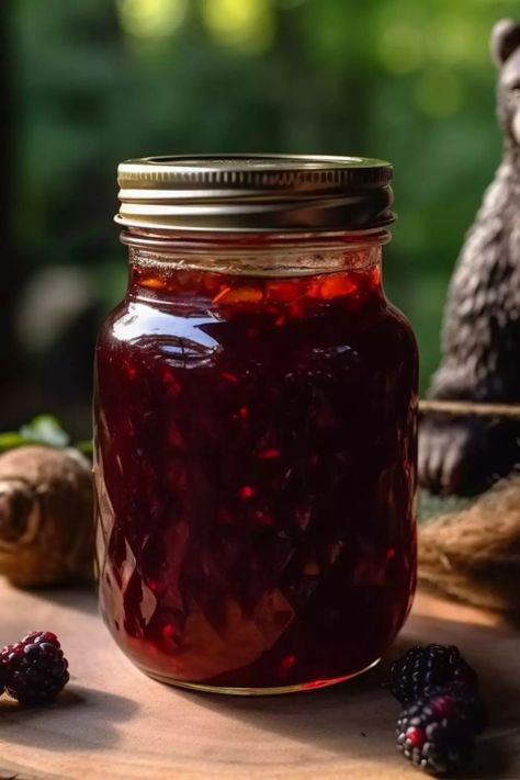 Bear Jam Recipe – Hungarian Chef Bear Jam Recipe, Frog Jam Recipe, Jam Making, Home Canning Recipes, Canning Food Preservation, Homemade Jelly, Jam And Jelly, Berries Recipes, Jam Recipe