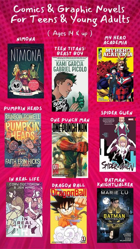 Graphic Novels For Teens, Teen Book Club, Queer Books, Comic Book Collection, Teen Titan, Reluctant Readers, Recommended Books To Read, Books Young Adult, Graphic Novels