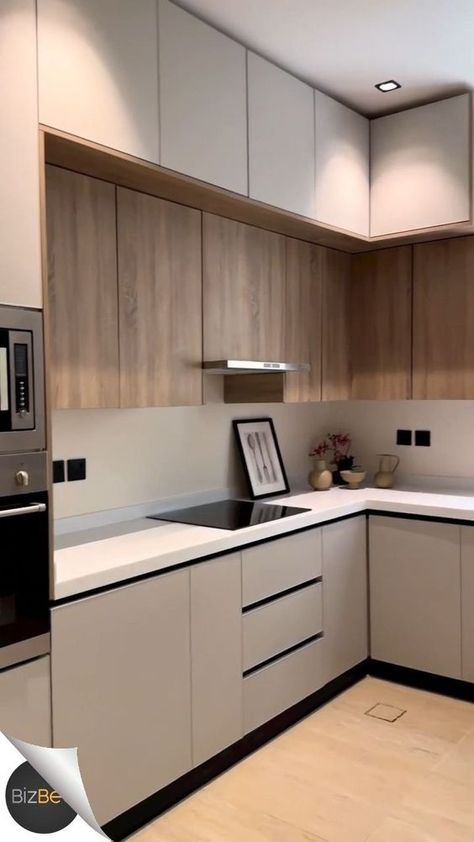 Minimalist Kitchen Ideas, बेडरूम डिजाइन, Minimal Kitchen Design, Kitchen Appliances Design, Elegant Kitchen Design, Desain Pantry, Kitchen Cupboard Designs, Modern Kitchen Cabinet Design, Modern Kitchen Interiors