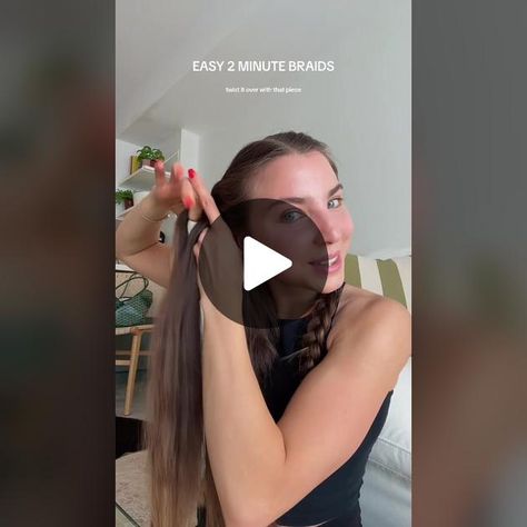 My brain can’t comprehend doing french braids on myself so this is my ... | twist braid tutorial | TikTok Braids On Myself, Twist Braid Tutorial, French Twist Tutorial, French Braids Tutorial, French Braids, Braid Tutorial, Homemade Bath Products, Easy Braids, French Twist