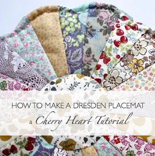 Dresden Placemat Tutorial Dresden Plate Tutorial, Placemat Tutorial, Knit Quilt, Dresden Plate Patterns, Things To Sew, Table Place Mats, Dresden Plate Quilts, Dresden Quilt, Dresden Plate Quilt