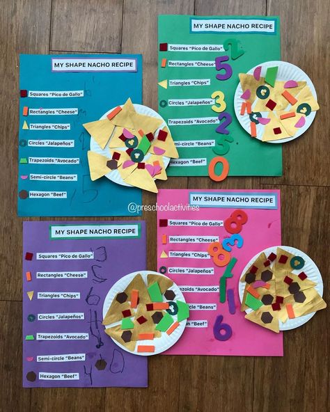 Preschool Activities on Instagram: “Shape nacho recipe||math & science||August 2019 #prek #preschool #preschoolart #preschoolrocks #preschoollove #preschoolactivity…” Cooking Math Activities, Prek Cooking Recipes, Preschool Food Crafts, National Nacho Day, Nacho Recipe, Preschool Food, Math Shapes, Cooking Theme, Aa School