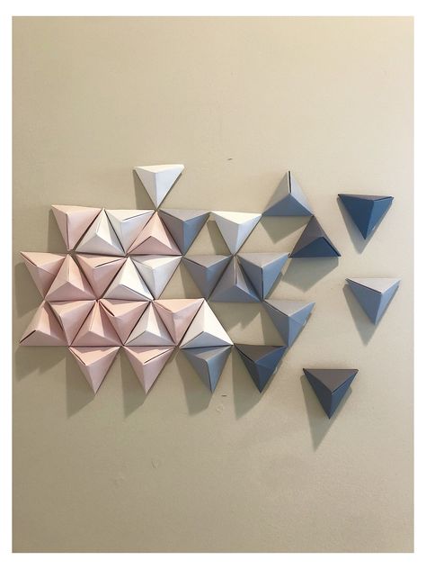 Target Wall Decor, Origami Wall Art, Paper Wall Decor, Geometric Origami, Target Wall, Decor Butterfly, Paper Decor, Diy Wand, Butterfly Wall Decor